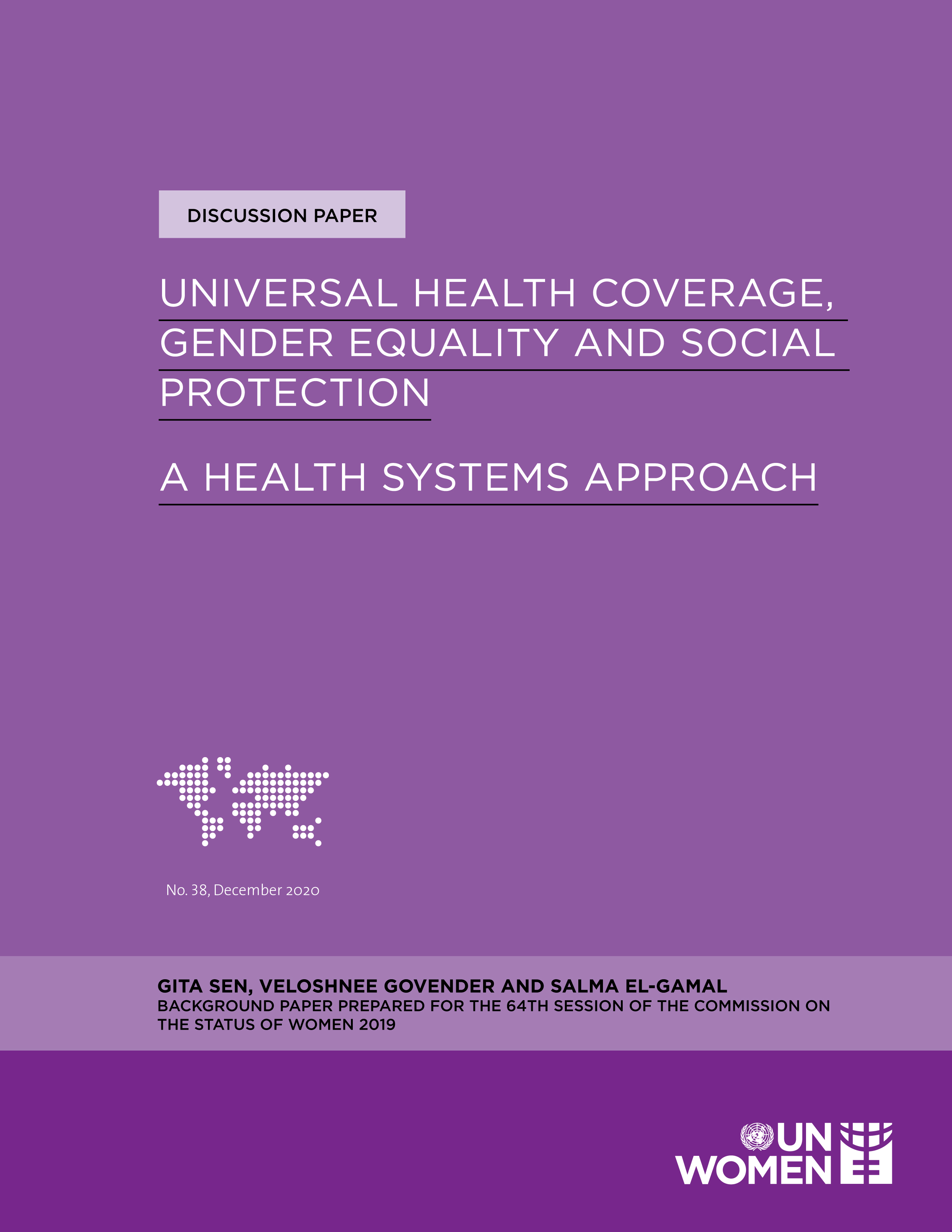 Universal Health Coverage, Gender Equality and Social Protection