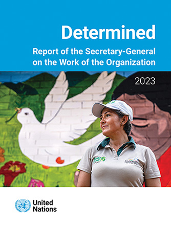 Cover of Report of the Secretary-General on the Work of the Organization 2023