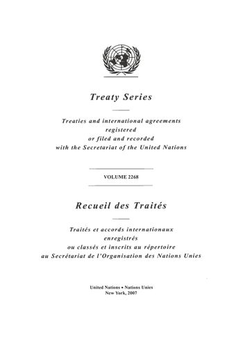 image of No. 40394. Lettonie et Organisation des Nations Unies et Turquie