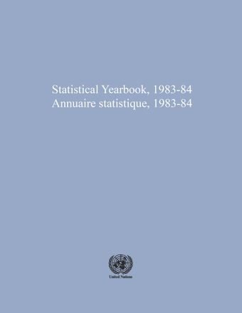image of Statistical Yearbook 1983-1984, Thirty-fourth Issue