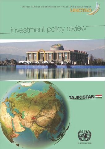 image of Investment Policy Review - Tajikistan