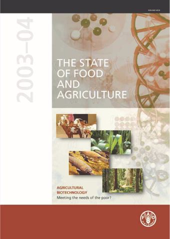 image of The State of Food and Agriculture 2003-2004