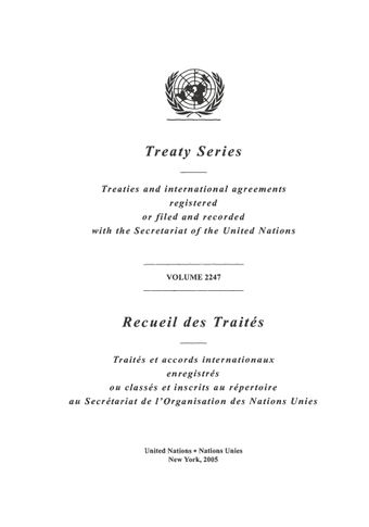image of Treaty Series 2247