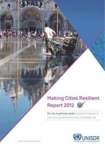 image of Making Cities Resilient Report 2012
