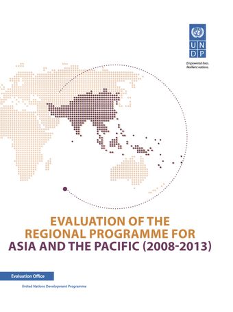 image of Evaluation of the Regional Programme for Asia and the Pacific (2008-2013)
