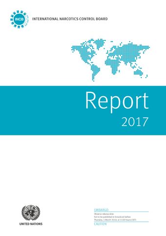 image of Report of the International Narcotics Control Board for 2017