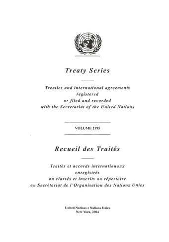 image of No. 18738. Organisation des Nations Unies (Fonds des Nations Unies pour l’Enfance) et Grenade