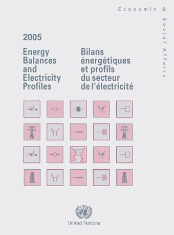 image of Bilans énergétiques et profils du secteur de l'électricité 2005