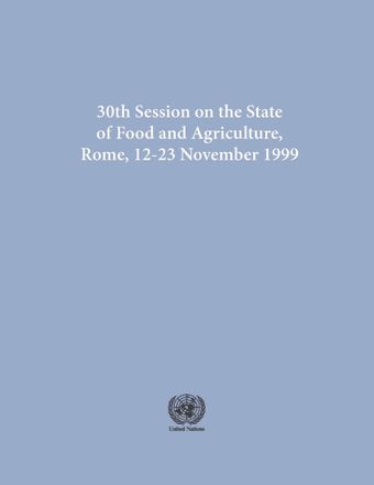 image of The State of Food and Agriculture 1999