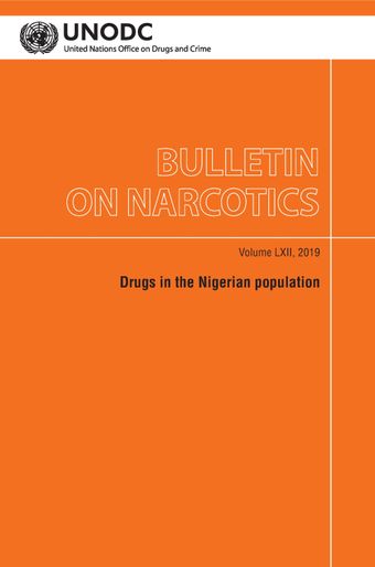 image of Bulletin on Narcotics, Volume LXII, 2019