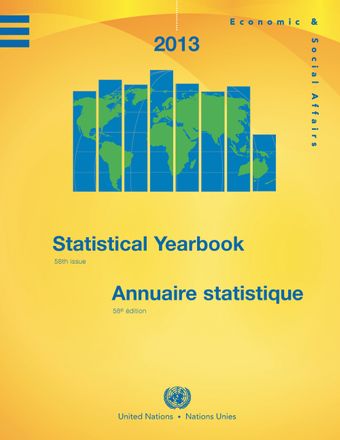 image of Statistical Yearbook 2013, Fifty-eighth Issue
