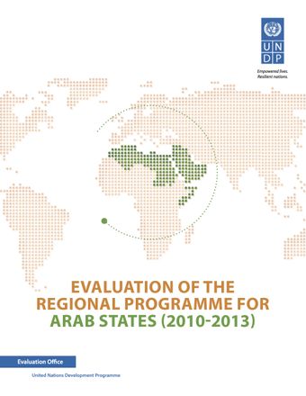image of Evaluation of the Regional Programme for Arab States (2010-2013)