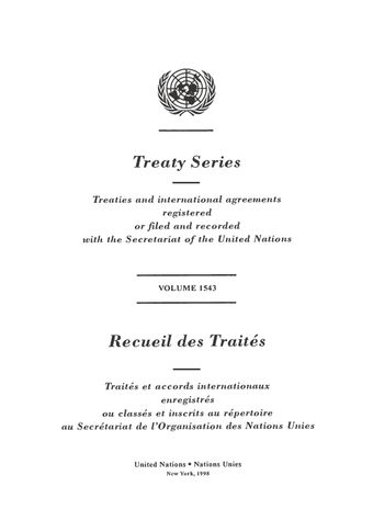 image of Treaty Series 1543