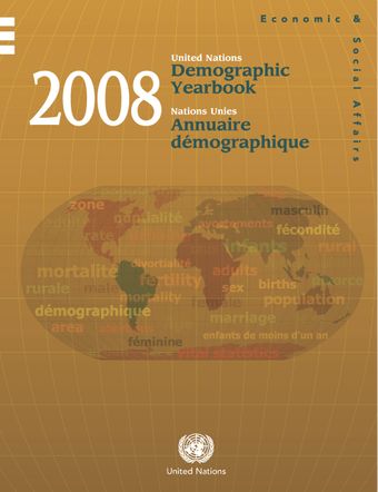image of United Nations Demographic Yearbook 2008