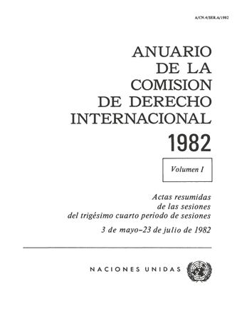 image of Anuario de la Comisión de Derecho Internacional 1982, Vol. I