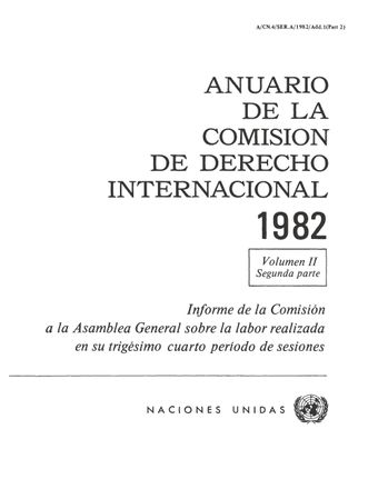 image of Anuario de la Comisión de Derecho Internacional 1982, Vol. II, Parte 2
