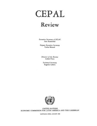 CEPAL Review No. 41, August 1990