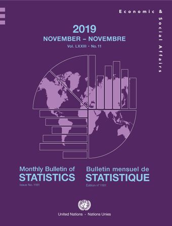 image of Monthly Bulletin of Statistics, November 2019