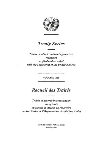 image of No. 25974. Convention pour la protection et la mise en valeur du milien marin dans la région des caraïbes. Conclue à Cartagena de Indias (Colombie) le 24 Mars 1983