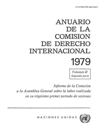 image of Anuario de la Comisión de Derecho Internacional 1979, Vol. II, Parte 2