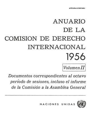 image of Anuario de la Comisión de Derecho Internacional 1956, Vol. II