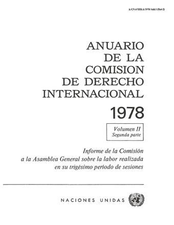 image of Anuario de la Comisión de Derecho Internacional 1978, Vol. II, Parte 2