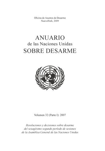 image of Anuario de las Naciones Unidas sobre Desarme 2007