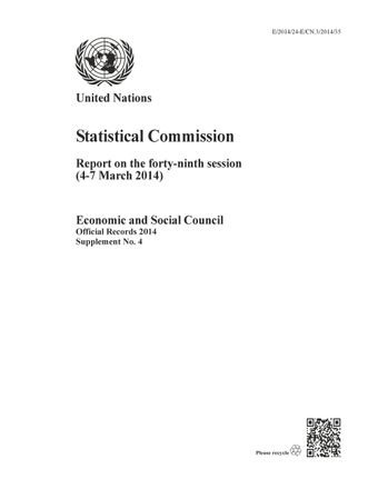 image of Report of the Statistical Commission on the Forty-fifth Session (4-7 March 2014)