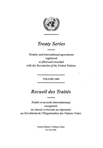 image of No. 30822. Convention-cadre des Nations Unies sur les changements climatiques. Conclue à New York le 9 mai 1992