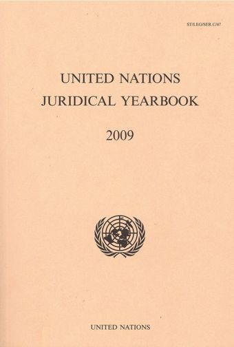 image of United Nations Juridical Yearbook 2009