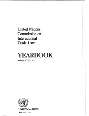 image of Bibliography of recent writings related to the work of the UNCITRAL: Note by the secretariat (A/CN.9/313)