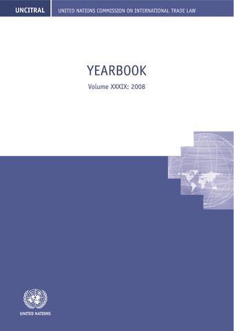 image of United Nations Commission on International Trade Law (UNCITRAL) Yearbook 2008