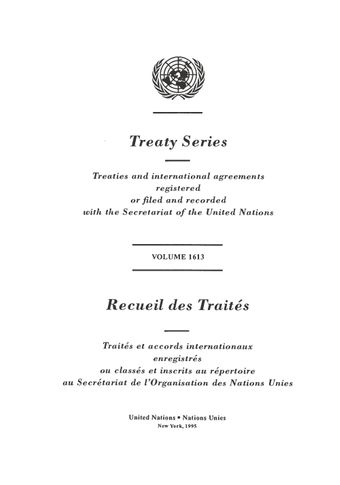 image of Treaty Series 1613