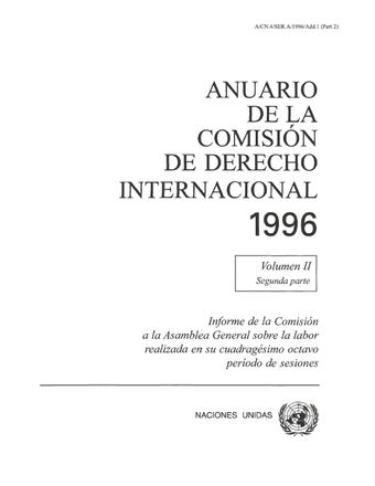 image of Anuario de la Comisión de Derecho Internacional 1996, Vol. II, Parte 2