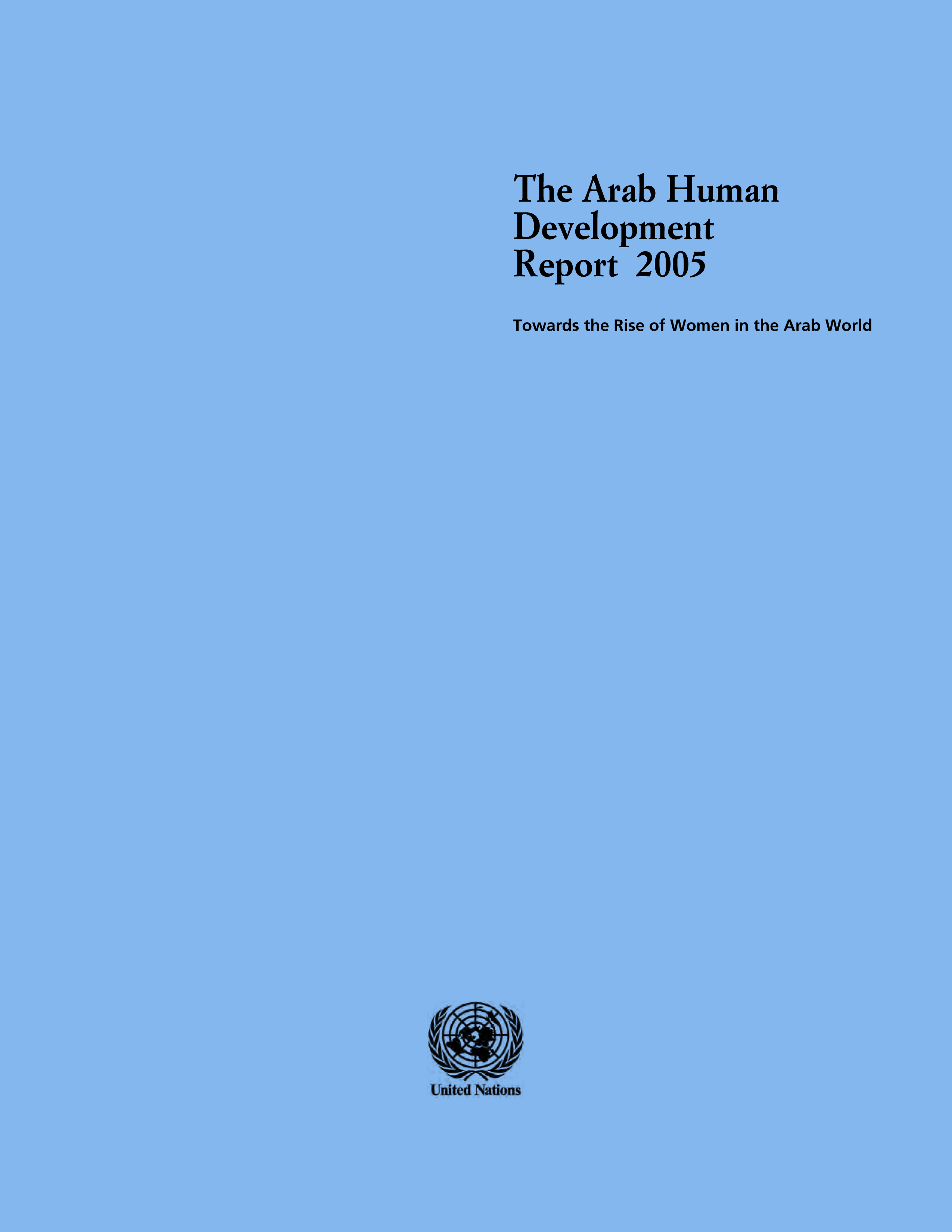 image of Arab Human Development Report 2005