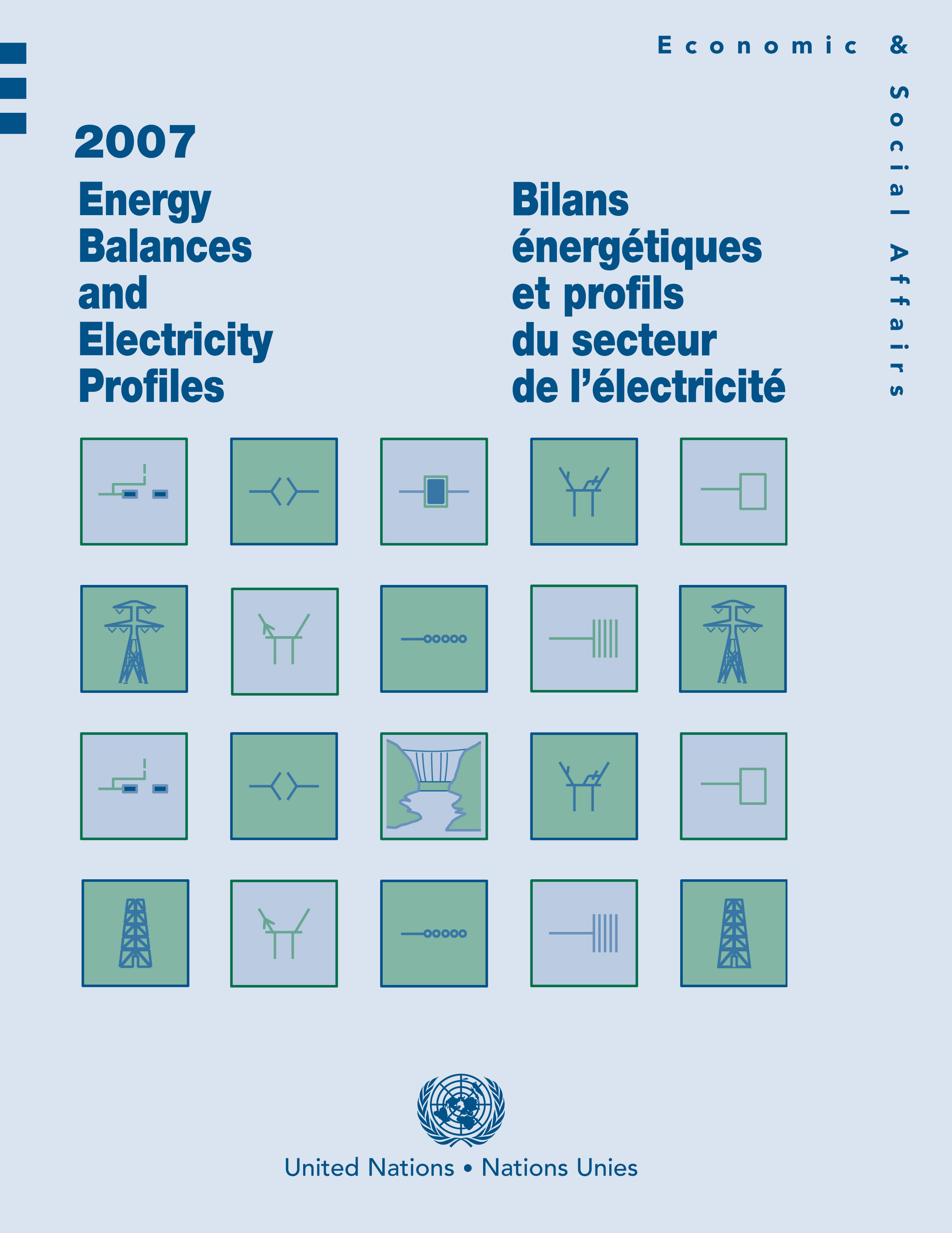 image of Bilans énergétiques et profils du secteur de l'électricité 2007
