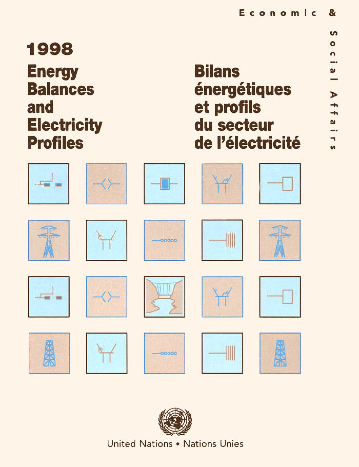 image of Bilans énergétiques et profils du secteur de l'électricité 1998