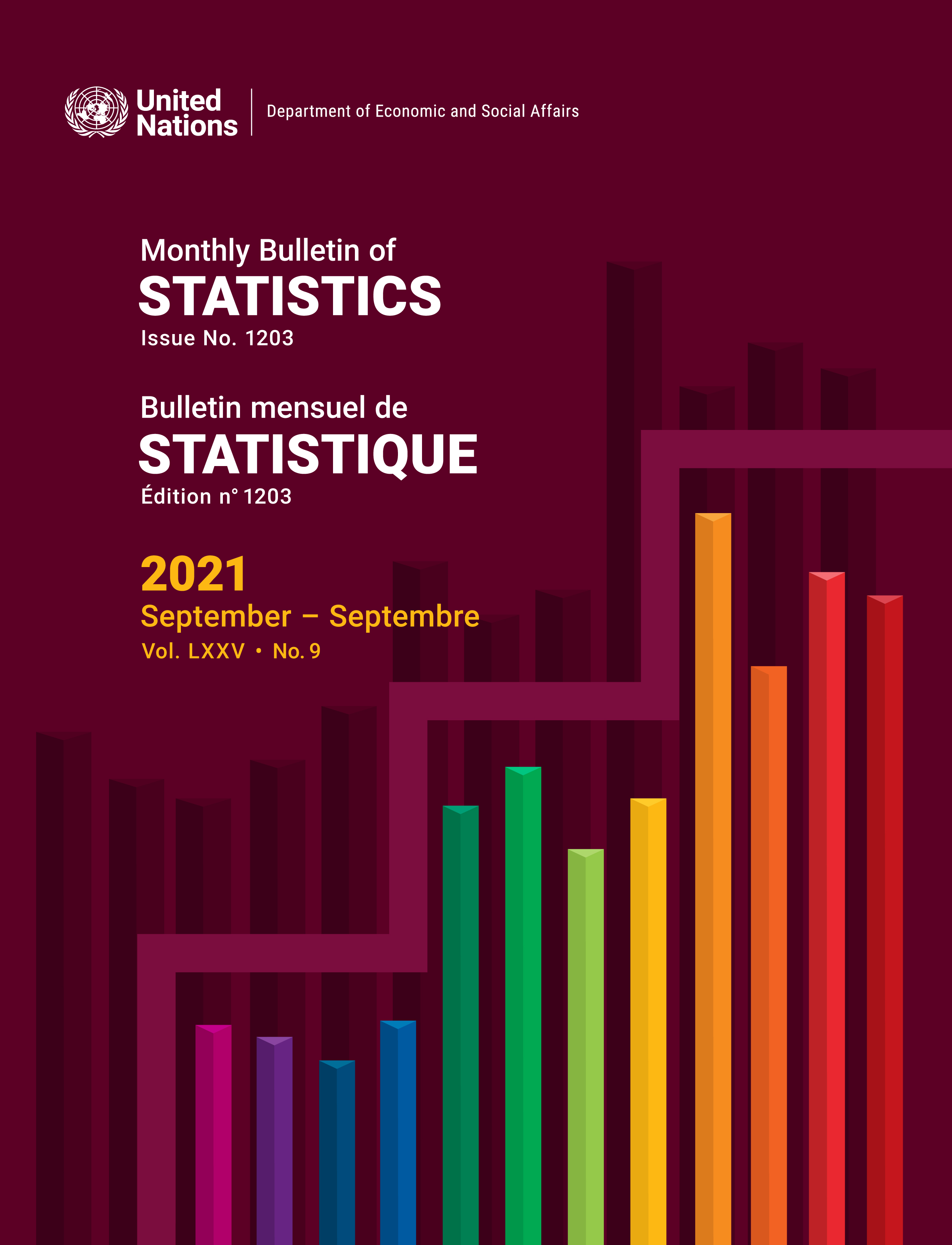 image of Monthly Bulletin of Statistics, September 2021