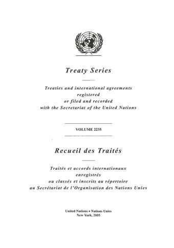 image of No. 39774. Organisation des Nations Unies et El Salvador