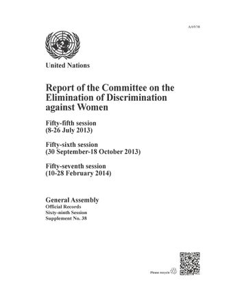 image of Report of the Working Group on Communications under the Optional Protocol to the Convention on the Elimination of All Forms of Discrimination against Women on its twenty-eighth session