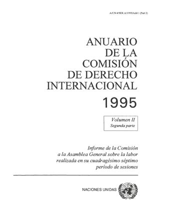 image of Anuario de la Comisión de Derecho Internacional 1995, Vol. II, Parte 2