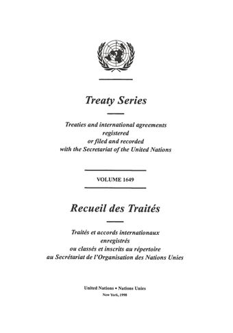 image of Treaties and international agreements filed and recorded from 26 August 1991 to 19 September 1991