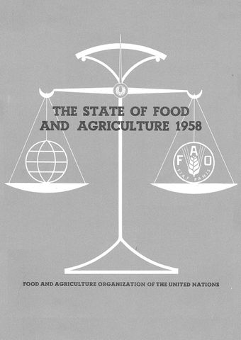 image of The State of Food and Agriculture 1958