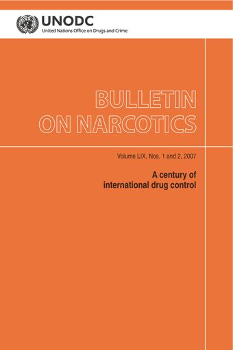 image of Bulletin on Narcotics, Volume LIX, Nos. 1 and 2, 2007