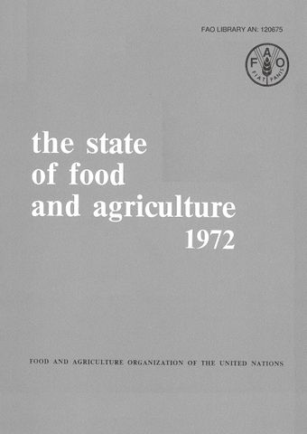 image of The State of Food and Agriculture 1972