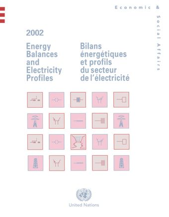 image of Bilans Energétiques et Profils du Secteur de l'Electricité 2002