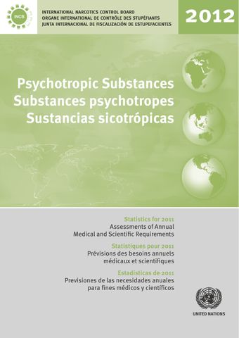 image of Substances Psychotropes 2012