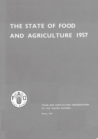 image of The State of Food and Agriculture 1957