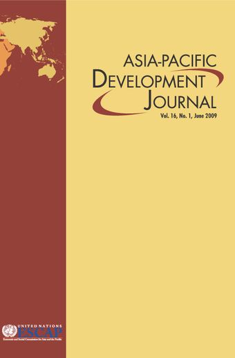 Asia-Pacific Development Journal, June 2009