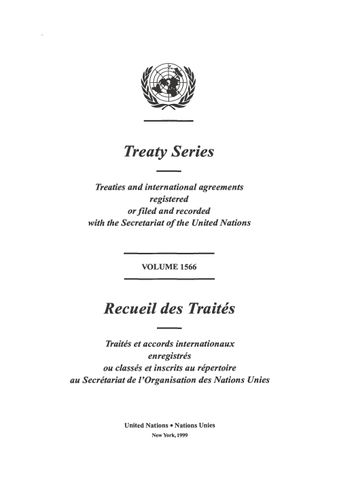 image of Ratifications, accessions, subsequent agreements, etc., concerning treaties and international agreements filed and recorded with the Secretariat of the United Nations
